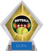 Patriot Softball Yellow Diamond Ice Trophy Patriot Softball Yellow Diamond Ice Trophy