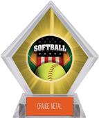 Patriot Softball Yellow Diamond Ice Trophy Patriot Softball Yellow Diamond Ice Trophy