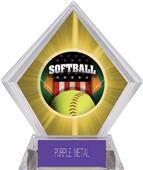 Patriot Softball Yellow Diamond Ice Trophy Patriot Softball Yellow Diamond Ice Trophy