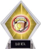 ProSport Softball Yellow Diamond Ice Trophy ProSport Softball Yellow Diamond Ice Trophy