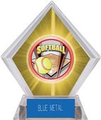ProSport Softball Yellow Diamond Ice Trophy ProSport Softball Yellow Diamond Ice Trophy