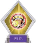 ProSport Softball Yellow Diamond Ice Trophy ProSport Softball Yellow Diamond Ice Trophy