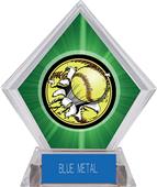 Awards Bust-Out Softball Green Diamond Ice Trophy Awards Bust-Out Softball Green Diamond Ice Trophy