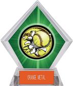 Awards Bust-Out Softball Green Diamond Ice Trophy Awards Bust-Out Softball Green Diamond Ice Trophy