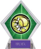 Awards Bust-Out Softball Green Diamond Ice Trophy Awards Bust-Out Softball Green Diamond Ice Trophy