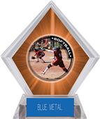 Awards P.R.1 Softball Orange Diamond Ice Trophy Awards P.R.1 Softball Orange Diamond Ice Trophy