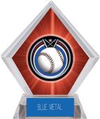 Eclipse Baseball Red Diamond Ice Trophy Eclipse Baseball Red Diamond Ice Trophy
