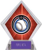 Eclipse Baseball Red Diamond Ice Trophy Eclipse Baseball Red Diamond Ice Trophy