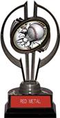 Black Hurricane 7" Bust-Out Baseball Trophy Black Hurricane 7" Bust-Out Baseball Trophy