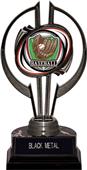 Black Hurricane 7" Shield Baseball Trophy Black Hurricane 7" Shield Baseball Trophy