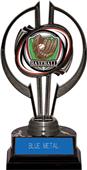 Black Hurricane 7" Shield Baseball Trophy Black Hurricane 7" Shield Baseball Trophy