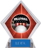 Award Patriot Volleyball Red Diamond Ice Trophy Award Patriot Volleyball Red Diamond Ice Trophy