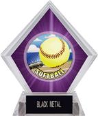 Awards HD Softball Purple Diamond Ice Trophy Awards HD Softball Purple Diamond Ice Trophy