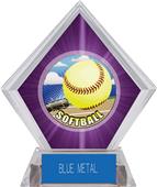 Awards HD Softball Purple Diamond Ice Trophy Awards HD Softball Purple Diamond Ice Trophy