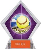 Awards HD Softball Purple Diamond Ice Trophy Awards HD Softball Purple Diamond Ice Trophy