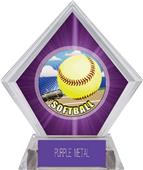 Awards HD Softball Purple Diamond Ice Trophy Awards HD Softball Purple Diamond Ice Trophy