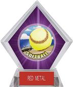 Awards HD Softball Purple Diamond Ice Trophy Awards HD Softball Purple Diamond Ice Trophy