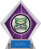 Awards Xtreme Softball Purple Diamond Ice Trophy Awards Xtreme Softball Purple Diamond Ice Trophy