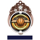 Hasty 3" Tiara Medal 2" Saturn Basketball Mylar Hasty 3" Tiara Medal 2" Saturn Basketball Mylar