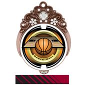 Hasty 3" Tiara Medal 2" Saturn Basketball Mylar Hasty 3" Tiara Medal 2" Saturn Basketball Mylar