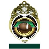 Hasty 3" Tiara Medal 2" Saturn Football Mylar Hasty 3" Tiara Medal 2" Saturn Football Mylar