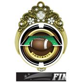 Hasty 3" Tiara Medal 2" Saturn Football Mylar Hasty 3" Tiara Medal 2" Saturn Football Mylar