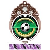 Hasty Awards 3" Tiara Medal 2" Saturn Soccer Mylar Hasty Awards 3" Tiara Medal 2" Saturn Soccer Mylar