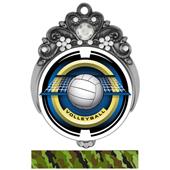 Hasty 3" Tiara Medal 2" Saturn Volleyball Mylar Hasty 3" Tiara Medal 2" Saturn Volleyball Mylar