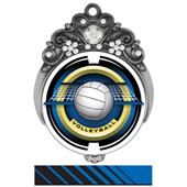 Hasty 3" Tiara Medal 2" Saturn Volleyball Mylar Hasty 3" Tiara Medal 2" Saturn Volleyball Mylar