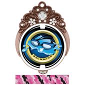Hasty 3" Tiara Medal 2" Saturn Swimming Mylar Hasty 3" Tiara Medal 2" Saturn Swimming Mylar