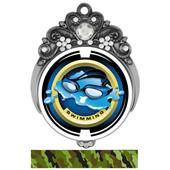 Hasty 3" Tiara Medal 2" Saturn Swimming Mylar Hasty 3" Tiara Medal 2" Saturn Swimming Mylar