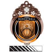 Hasty 3" Tiara Medal 2" Legacy Basketball Mylar Hasty 3" Tiara Medal 2" Legacy Basketball Mylar