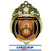 Hasty Awards Tiara 3" Basketball Legacy Medals Hasty Awards Tiara 3" Basketball Legacy Medals