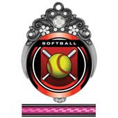 Hasty 3" Tiara Medal 2" Legacy Softball Mylar Hasty 3" Tiara Medal 2" Legacy Softball Mylar