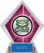 Awards Xtreme Softball Pink Diamond Ice Trophy Awards Xtreme Softball Pink Diamond Ice Trophy
