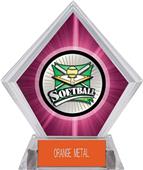 Awards Xtreme Softball Pink Diamond Ice Trophy Awards Xtreme Softball Pink Diamond Ice Trophy