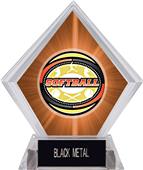 Awards Classic Softball Orange Diamond Ice Trophy Awards Classic Softball Orange Diamond Ice Trophy