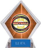 Awards Classic Softball Orange Diamond Ice Trophy Awards Classic Softball Orange Diamond Ice Trophy