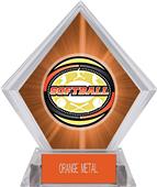 Awards Classic Softball Orange Diamond Ice Trophy Awards Classic Softball Orange Diamond Ice Trophy