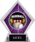 Awards Patriot Baseball Purple Diamond Ice Trophy Awards Patriot Baseball Purple Diamond Ice Trophy