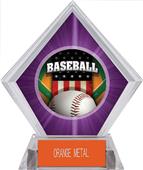 Awards Patriot Baseball Purple Diamond Ice Trophy Awards Patriot Baseball Purple Diamond Ice Trophy