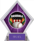 Awards Patriot Baseball Purple Diamond Ice Trophy Awards Patriot Baseball Purple Diamond Ice Trophy
