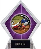 Awards P.R.2 Baseball Purple Diamond Ice Trophy Awards P.R.2 Baseball Purple Diamond Ice Trophy
