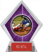 Awards P.R.2 Baseball Purple Diamond Ice Trophy Awards P.R.2 Baseball Purple Diamond Ice Trophy