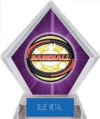 Awards Classic Baseball Purple Diamond Ice Trophy Awards Classic Baseball Purple Diamond Ice Trophy
