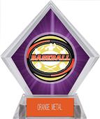 Awards Classic Baseball Purple Diamond Ice Trophy Awards Classic Baseball Purple Diamond Ice Trophy