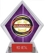 Awards Classic Baseball Purple Diamond Ice Trophy Awards Classic Baseball Purple Diamond Ice Trophy