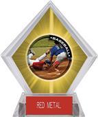 Awards P.R.2 Baseball Yellow Diamond Ice Trophy Awards P.R.2 Baseball Yellow Diamond Ice Trophy