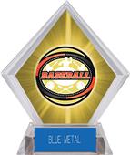 Awards Classic Baseball Yellow Diamond Ice Trophy Awards Classic Baseball Yellow Diamond Ice Trophy