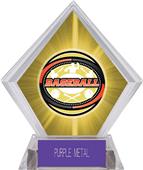 Awards Classic Baseball Yellow Diamond Ice Trophy Awards Classic Baseball Yellow Diamond Ice Trophy